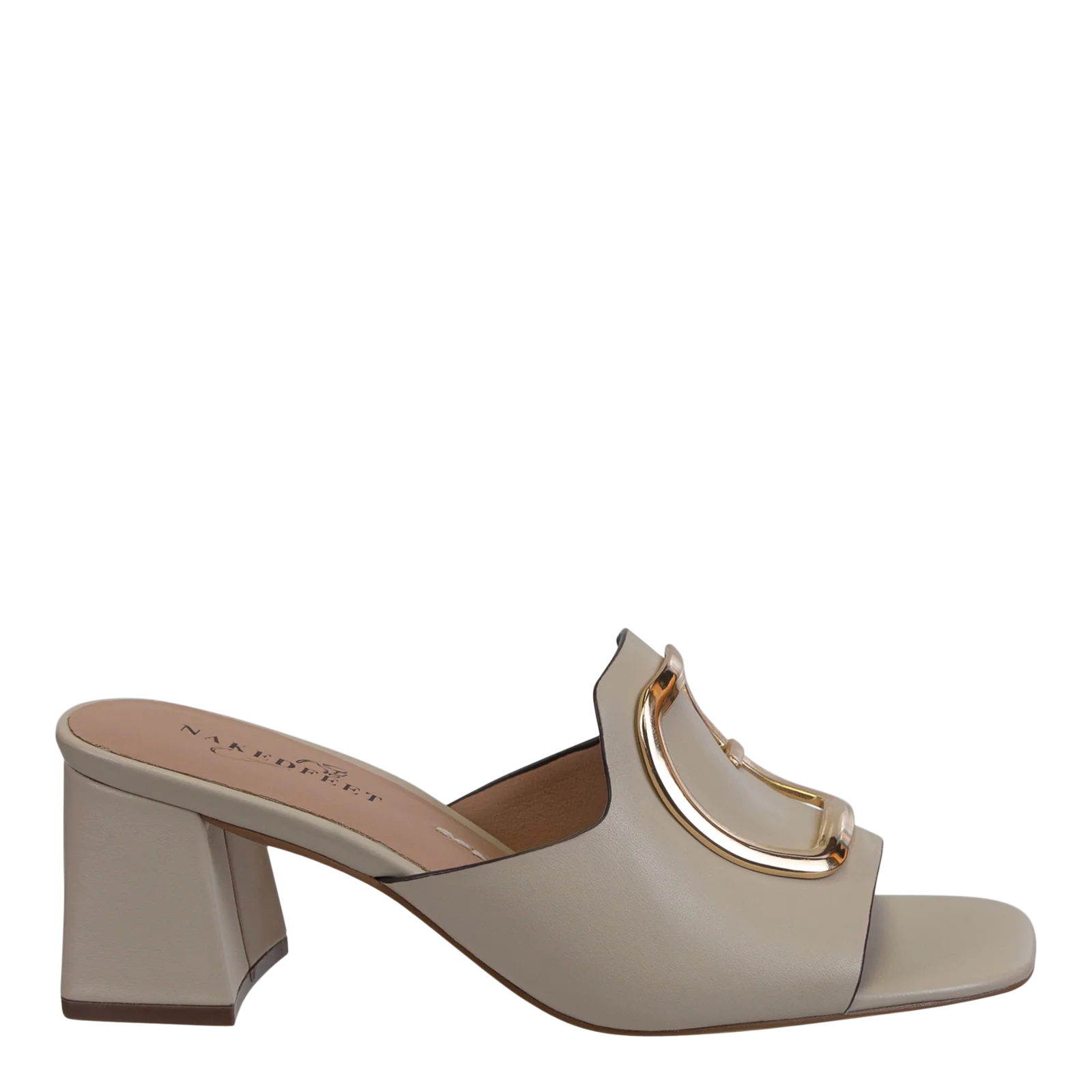NAKED FEET - CUPEL in BEIGE Heeled Sandals - Image 3